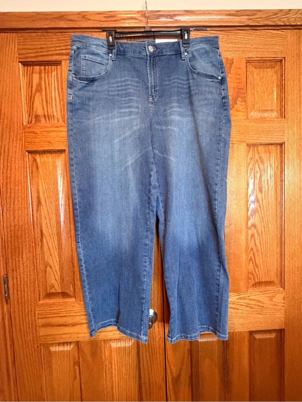 Liz Claiborne Wide Leg High Rise Plus Jean - Picture 1 of 6